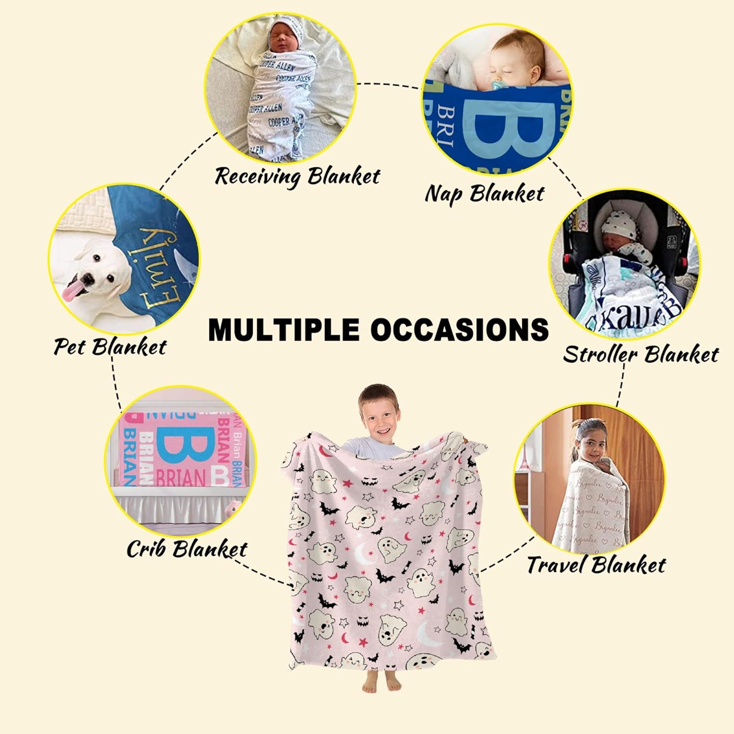 Manta estampada de fantasma, regalo para Halloween, manta para mujeres y hombres, suave y acogedora manta de forro polar, para sala de estar, cama