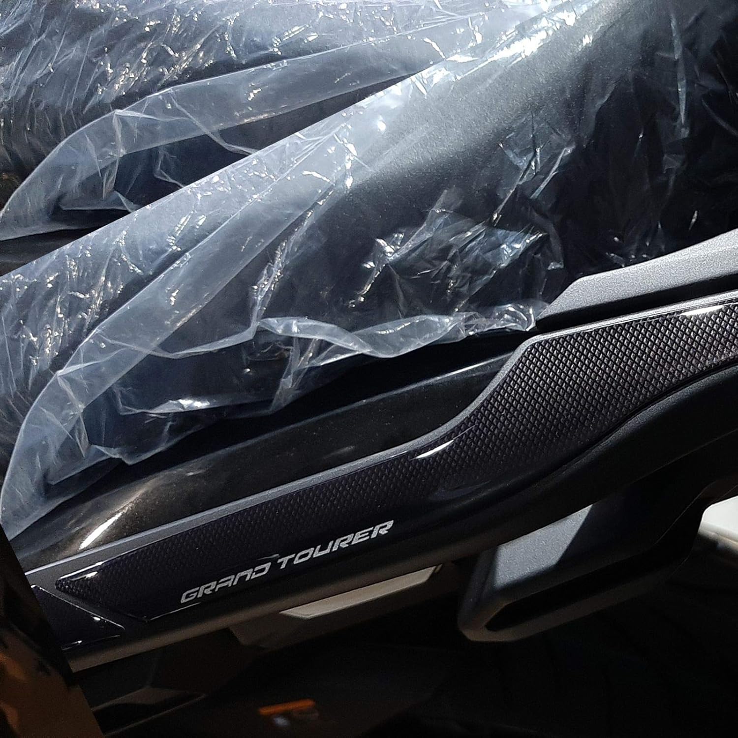 Motorcycle 3D Stickers Compatible with Kawasaki Versys 1000 2017-2020. Handles Protection with Top Box from Bumps and Scratches. Resin Stickers –