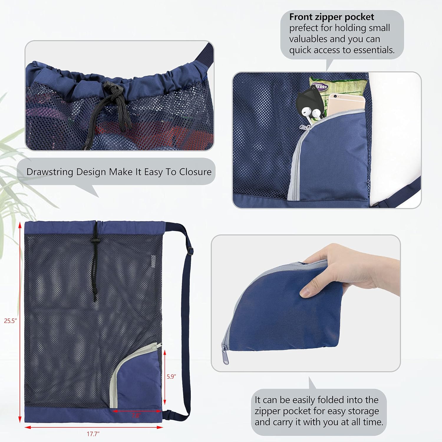 BeeGreen Mochila con cordón para hombres y mujeres, atlética, gimnasio, deportes, entrenamiento, playa, natación