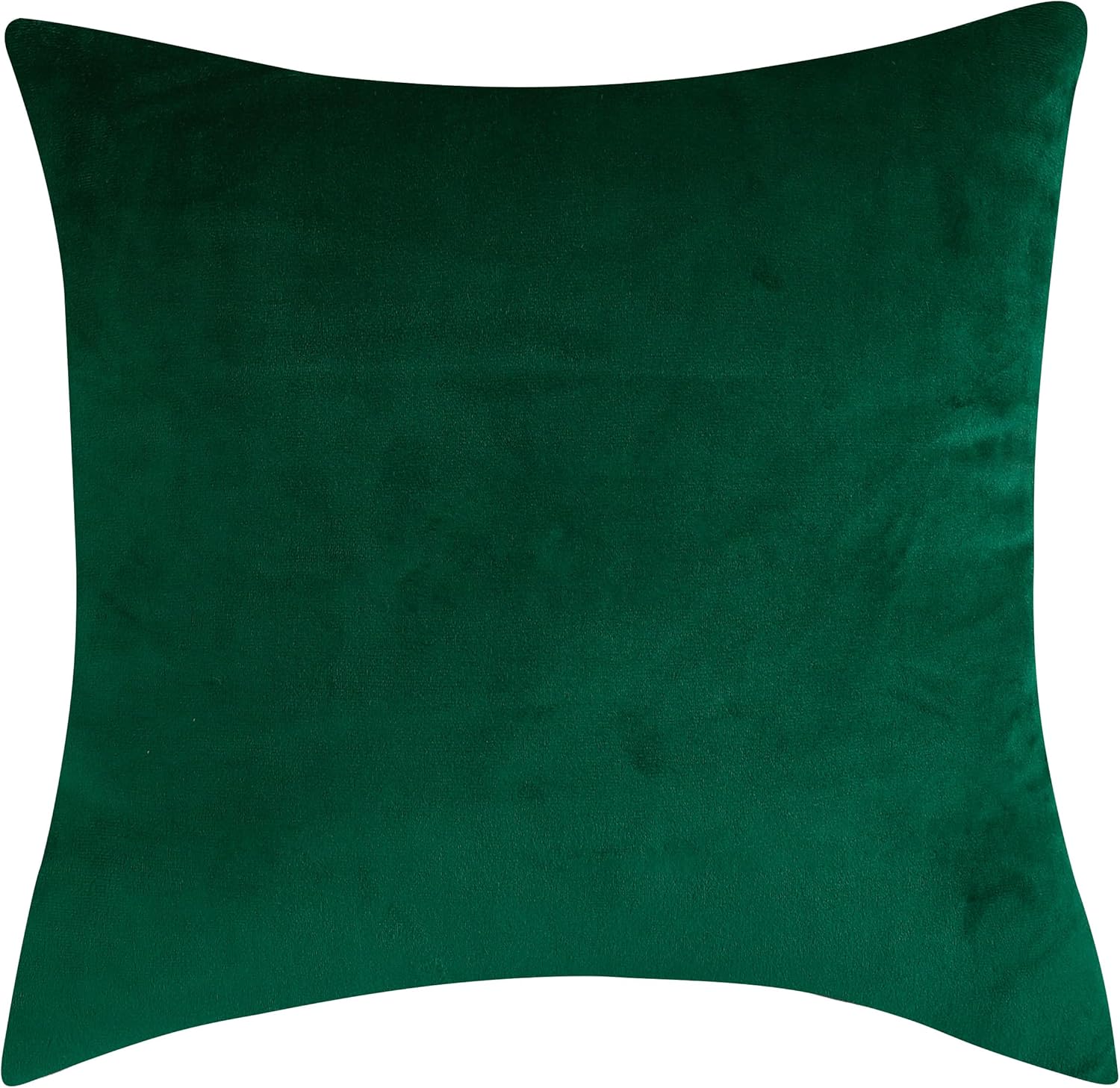 Juego de 2 fundas de almohada de Navidad de 12 x 20 pulgadas, juego de 2 fundas de almohada de terciopelo verde de Navidad, decoraciones de fiesta