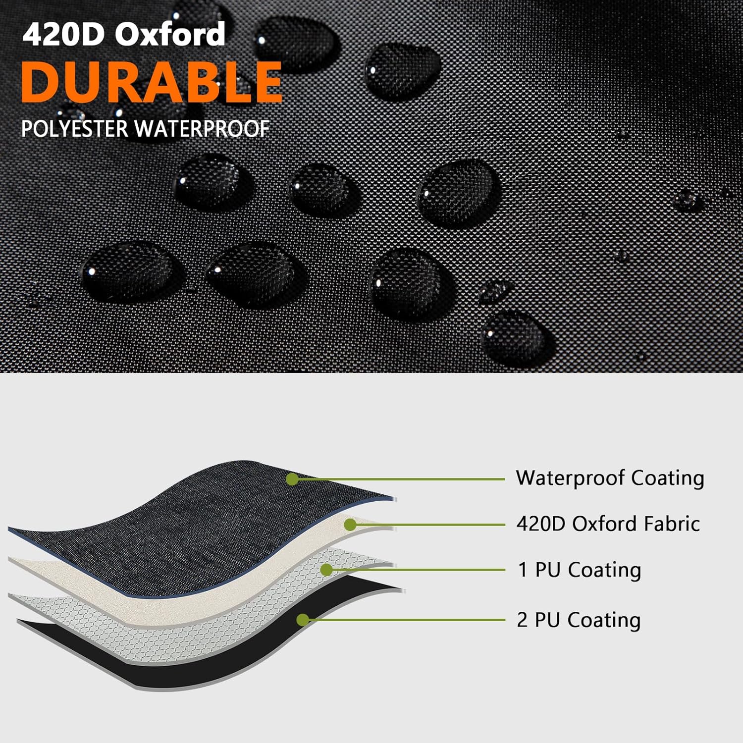 WOMACO Cubierta para fogata individual Yukon – Refugio resistente al aire libre con soporte de poste y asa, impermeable, accesorios para fogatas de