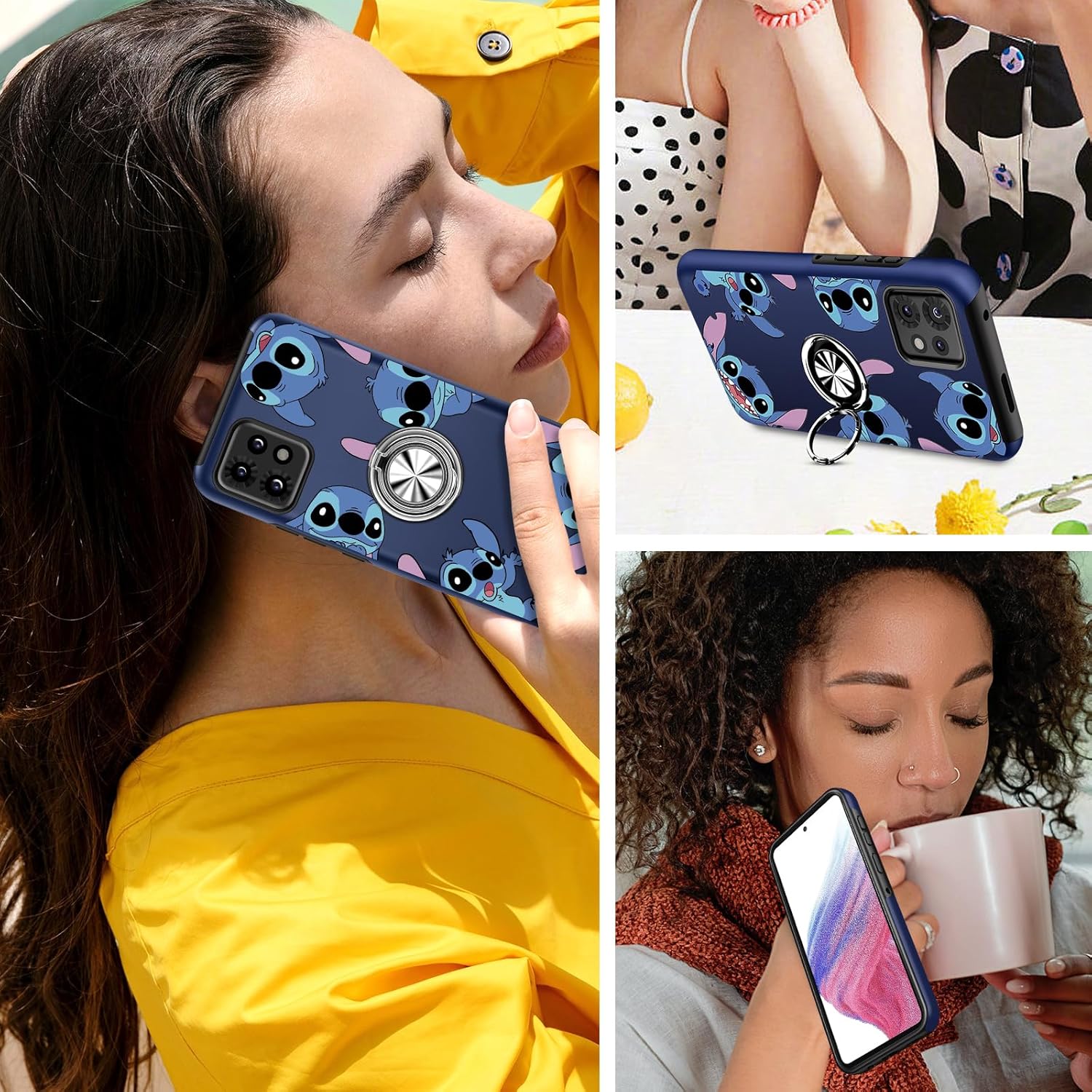 Joyleop Funda para Motorola Edge 40 ProEdge Plus 2023, linda funda de teléfono con estampado divertido de dibujos animados para niñas y niños, con