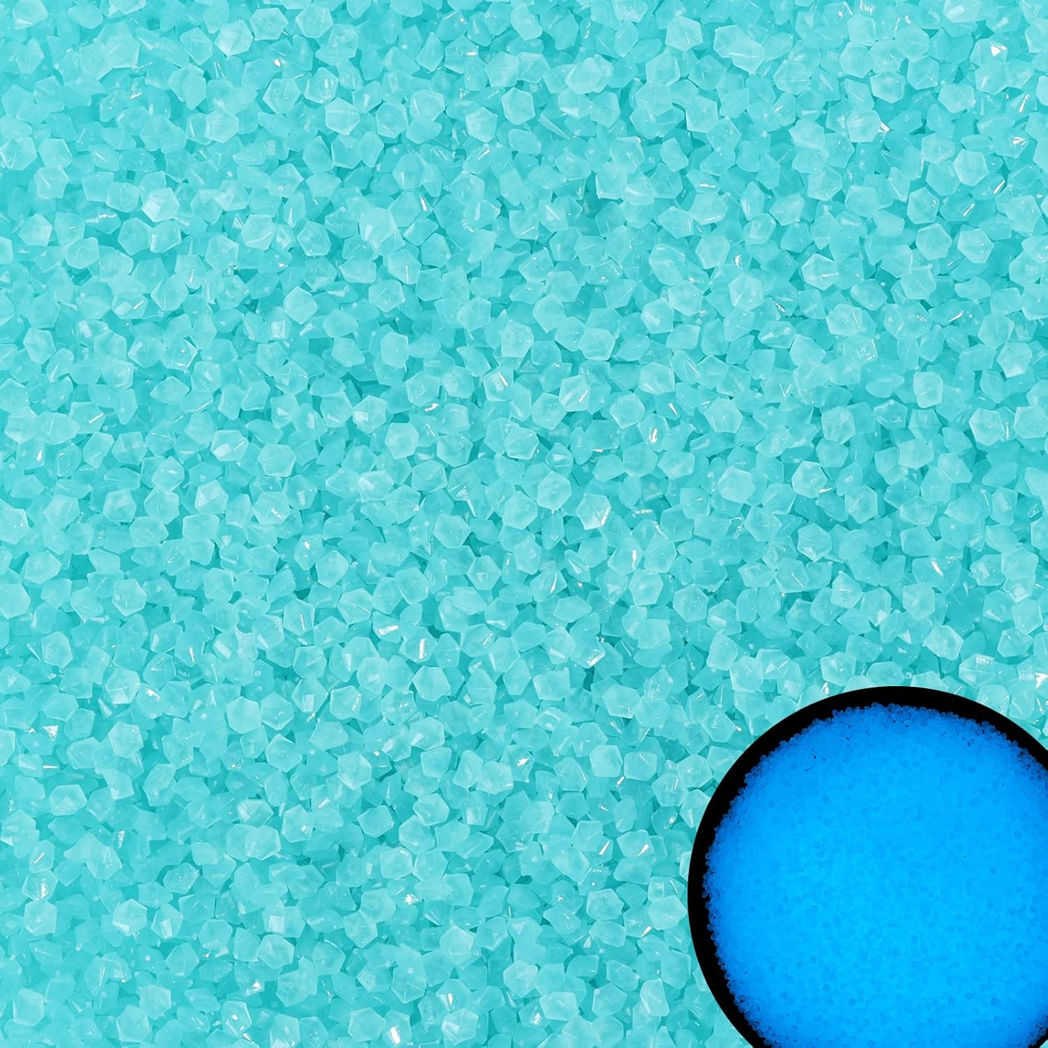Piedras brillantes que brillan en la oscuridad, decoración de interiores y exteriores, rocas azules para paisajismo, piedra luminosa para peceras,