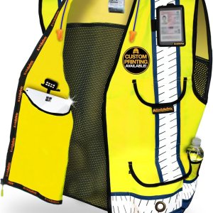 KwikSafety – Charlotte, NC – GODFATHER + GODMOTHER Class 2 Safety Vest CUSHIONED COLLAR + TABLET POCKET ANSI OSHA KwikSafety – Charlotte, NC – GODFATHER + GODMOTHER Class 2 Safety Vest CUSHIONED COLLAR + TABLET POCKET ANSI OSHA