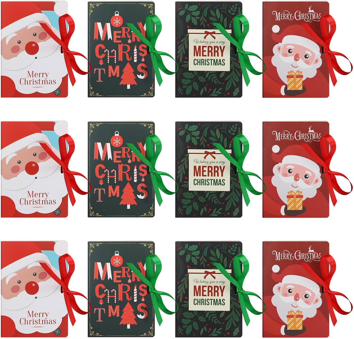 Outus 12 cajas de galletas de Navidad, cajas de chocolate para panadería, cajas para hornear, cajas de lata de galletas, cajas de golosinas para