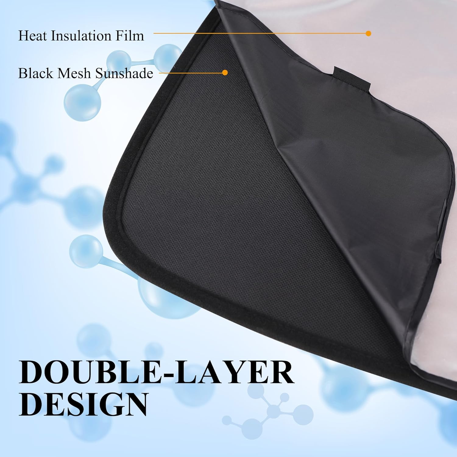 Parasol para techo modelo Y de Tesla, con aislamiento UV, plegable, con bolsa de almacenamiento, accesorios Tesla modelo Y 2020-2023