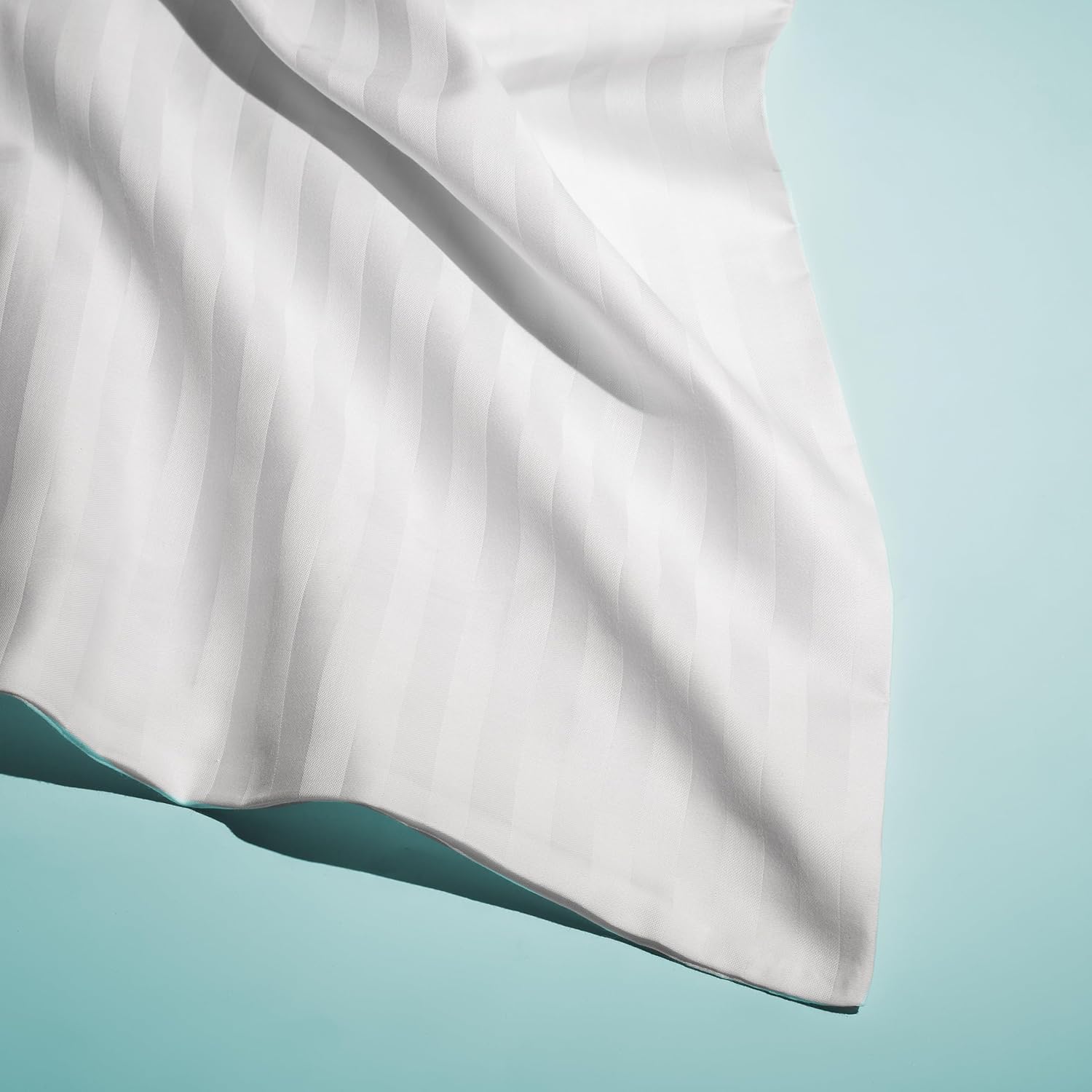Pereti Italia – Funda de almohada de algodón de lujo, 100% algodón satinado de fibra larga, sábanas de algodón de calidad de hotel, juego de sábanas