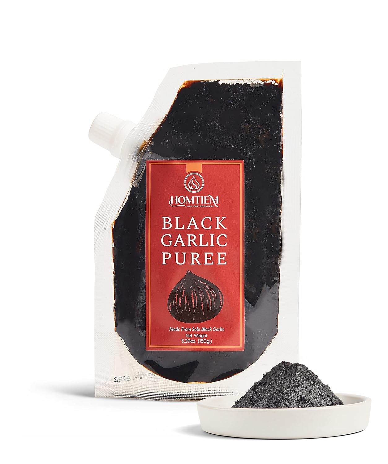 Homtiem Ajo negro 8.82 oz + puré de ajo negro HOMTIEM 5.29 oz