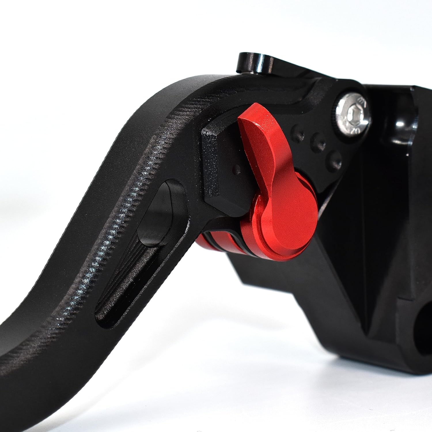 ESPEEDMTC para Kawasaki Ninja H2 H2R 2015-2020 Aleación de aluminio modificada CNC Accesorios de palanca de embrague de freno de tamaño largo (rojo)
