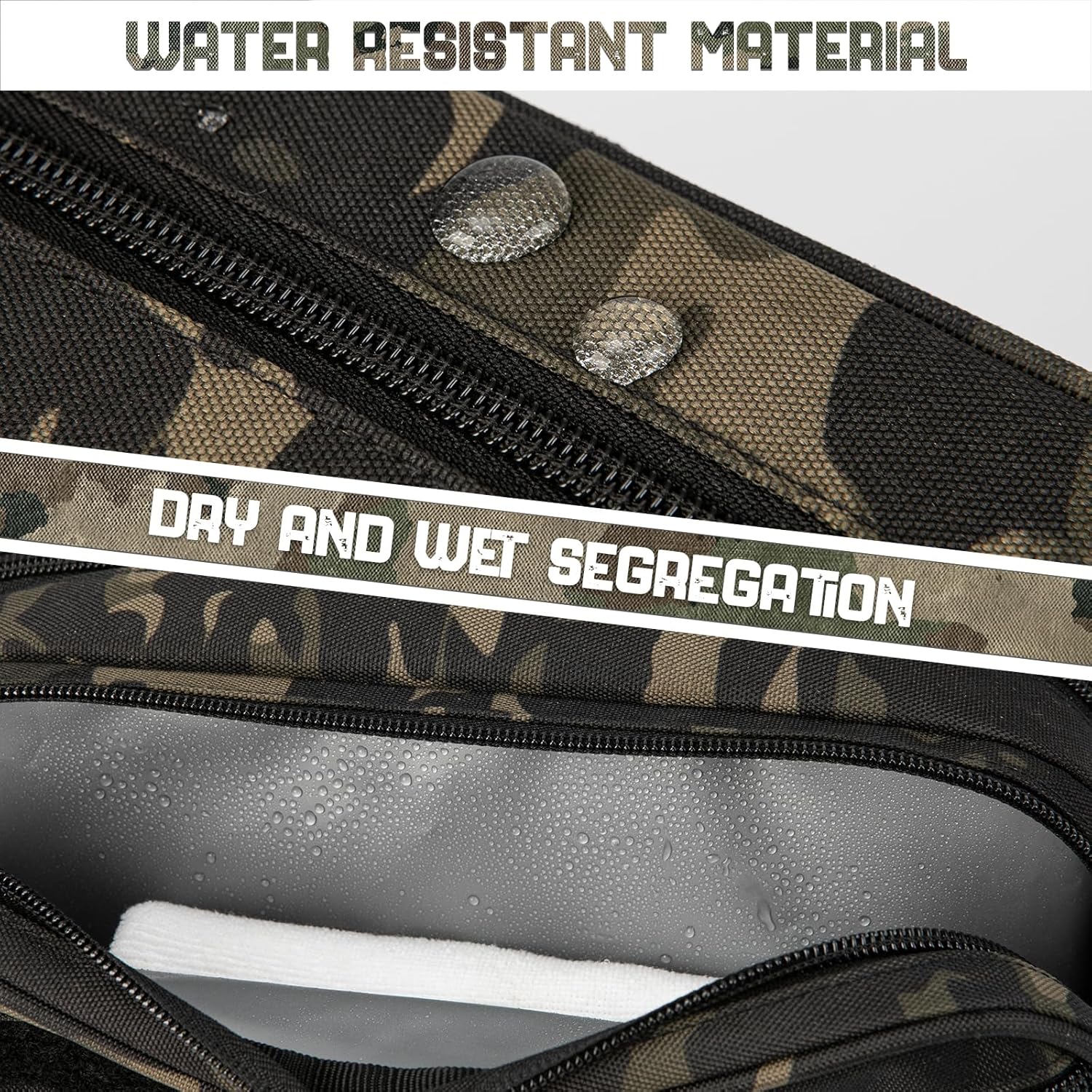 QT&QY Neceser táctico para hombre, bolsa de higiene EDC herramienta militar Molle bolsas pequeñas Dopp Kit de afeitado para hombre Bolsas de ducha