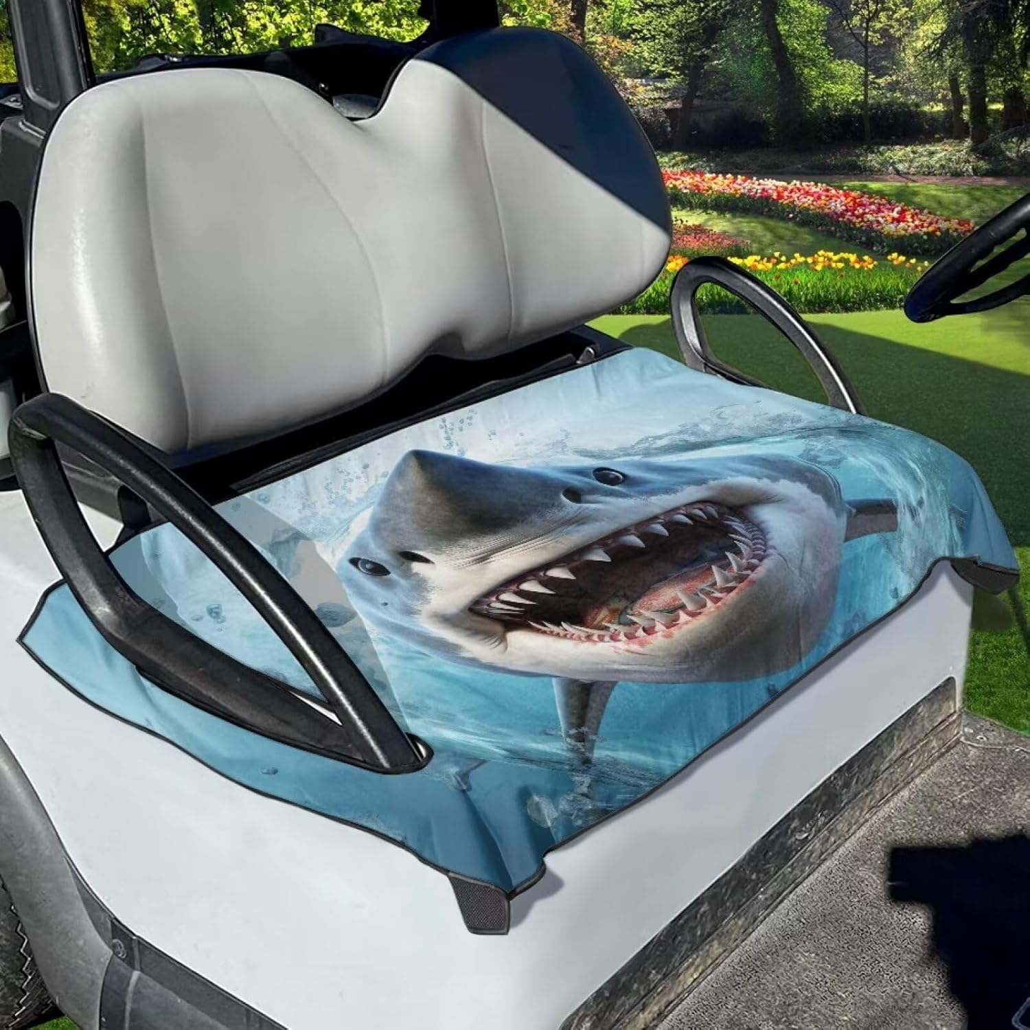Yuyamidu Funda para asiento de carrito de golf, fácil de instalar y limpiar, toalla de asiento de automóvil, ajuste universal, carrito de golf de 2