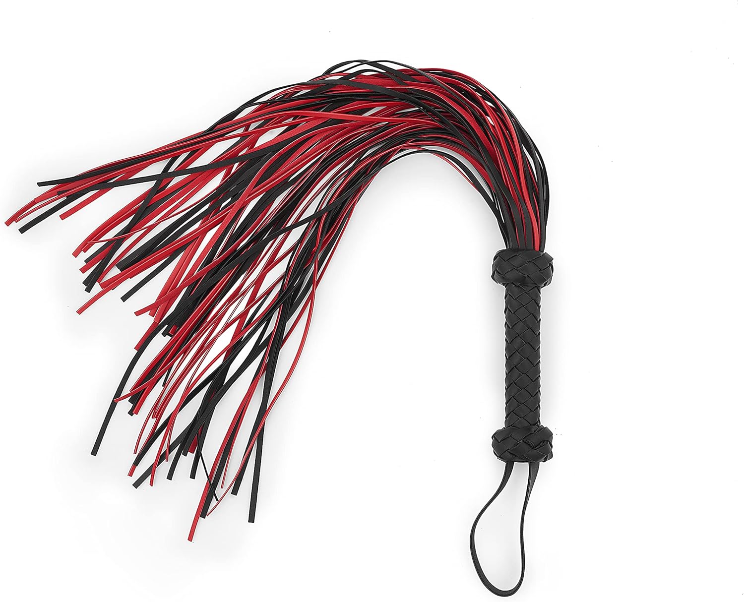 Látigo de cuero rojo de 30 pulgadas, látigo de caballo ecuestre – Látigo de caballo rojo
