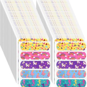 5 estilos de vendajes de dibujos animados para niños, tiras adhesivas flexibles, coloridas, impermeables, lindas vendas para niñas, cinta de 5 estilos de vendajes de dibujos animados para niños, tiras adhesivas flexibles, coloridas, impermeables, lindas vendas para niñas, cinta de