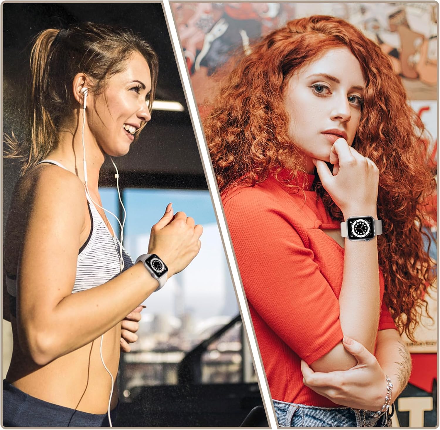 Paquete de 5 correas clásicas compatibles con Apple Watch de 1.496 pulgadas, 1.575 pulgadas, 1.614 pulgadas, 1.654 pulgadas, 1.732 pulgadas, 1.772