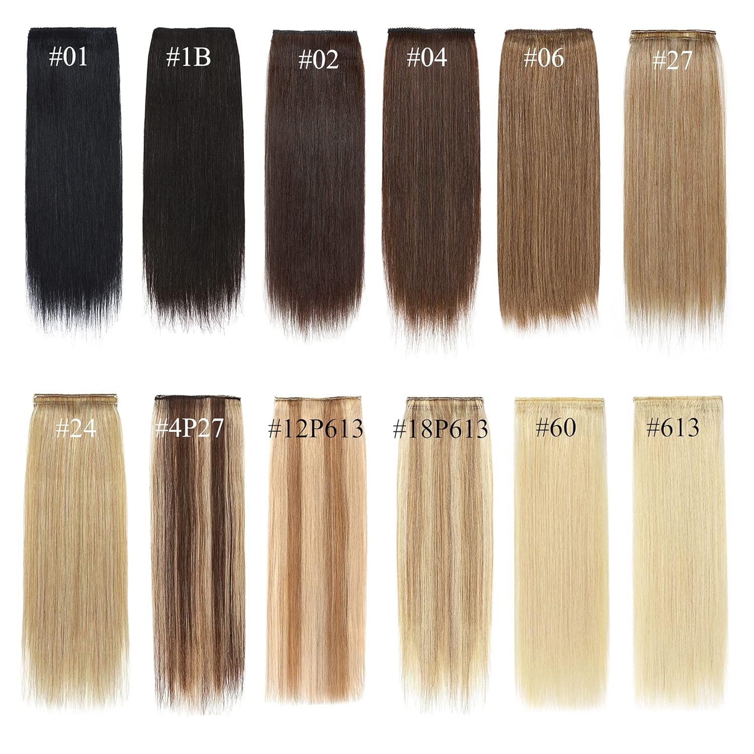 SEGO 2 extensiones de cabello humano corto con clip de 8 pulgadas, 0.49 oz, extensiones de cabello humano para mujeres, con cabello adelgazante,