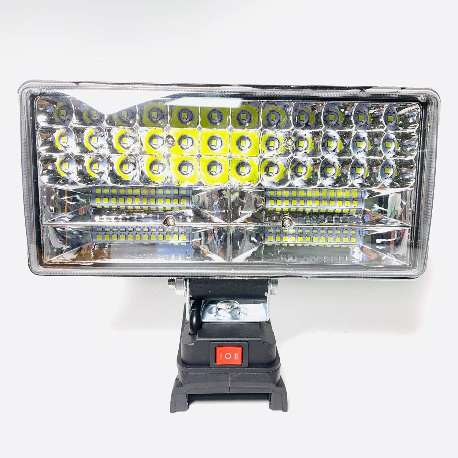 BANUQUE Luz de trabajo para batería Milwaukee m18 de 18 V, linterna para Milwaukee M18, luces de inundación LED portátiles inalámbricas de 160 W