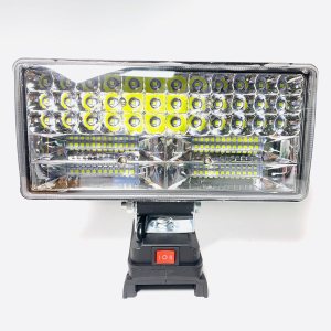 BANUQUE Luz de trabajo para batería Milwaukee m18 de 18 V, linterna para Milwaukee M18, luces de inundación LED portátiles inalámbricas de 160 W BANUQUE Luz de trabajo para batería Milwaukee m18 de 18 V, linterna para Milwaukee M18, luces de inundación LED portátiles inalámbricas de 160 W