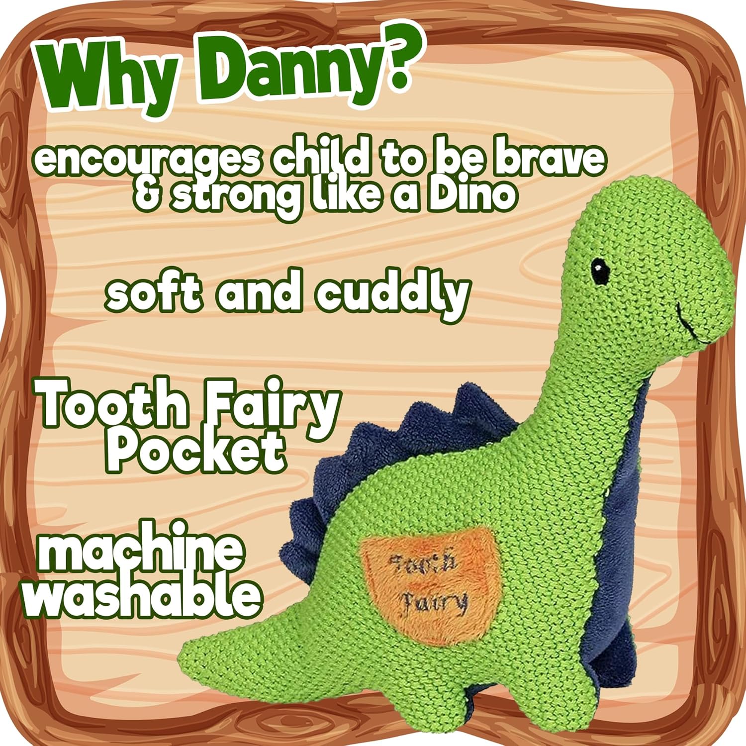 Maison Chic, Dinosaurio, Hada de los dientes Danny, Dinosaurio, Danny