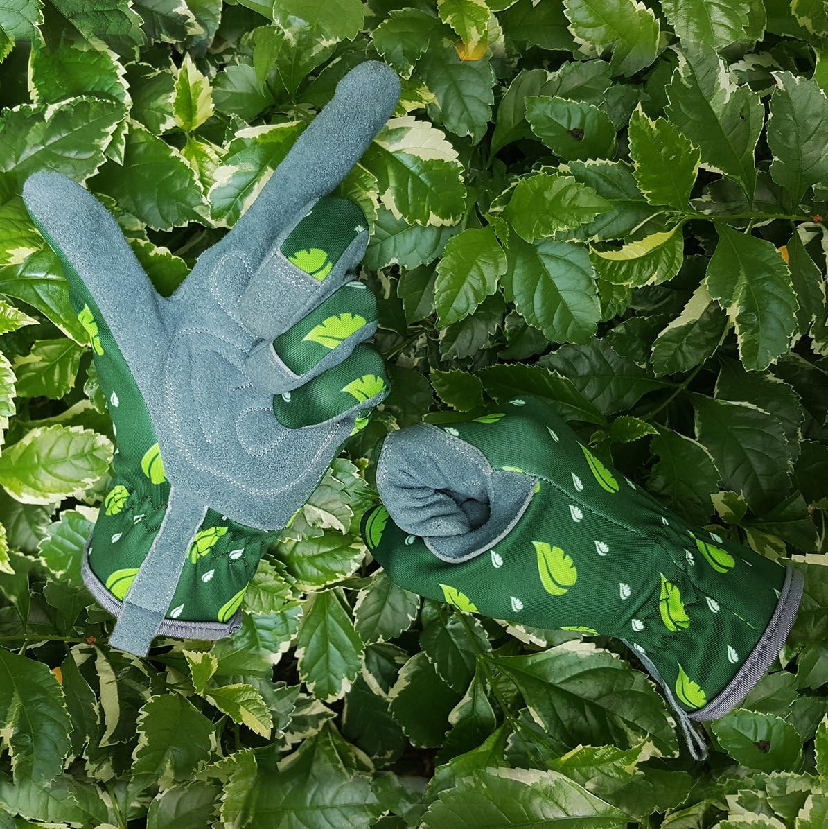 SKYDEER Guantes de jardinería para mujer con gamuza de piel de ciervo súper suave (SD6615L)