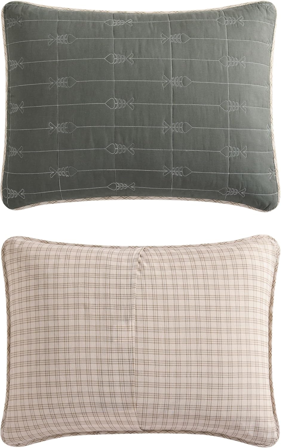 Eddie Bauer – Juego de edredón individual, ropa de cama reversible de algodón con funda a juego, decoración ligera del hogar para todas las
