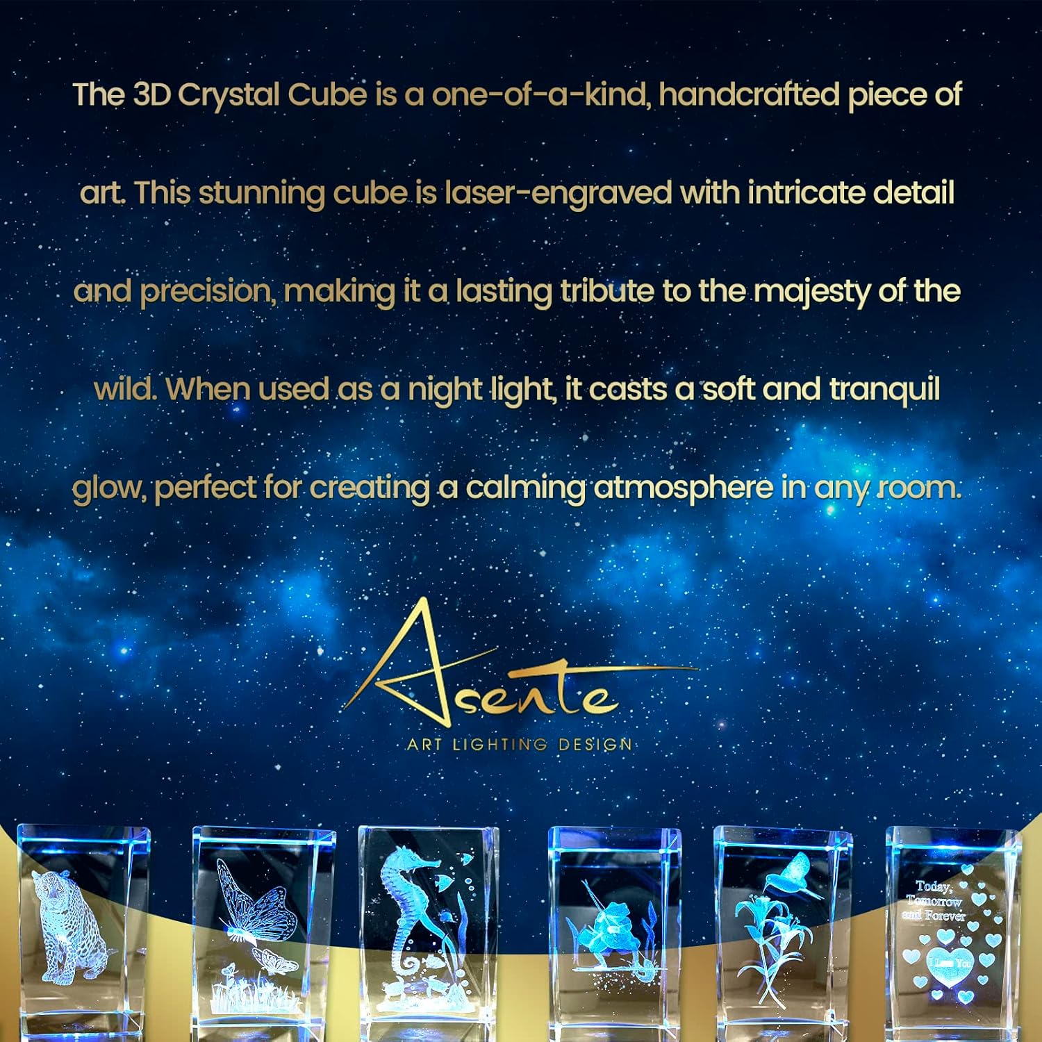 ASENTE Base de luz LED para arte de cristal y vidrio, base de pantalla LED redonda con luces blancas brillantes, luz artística a pilas – Base de