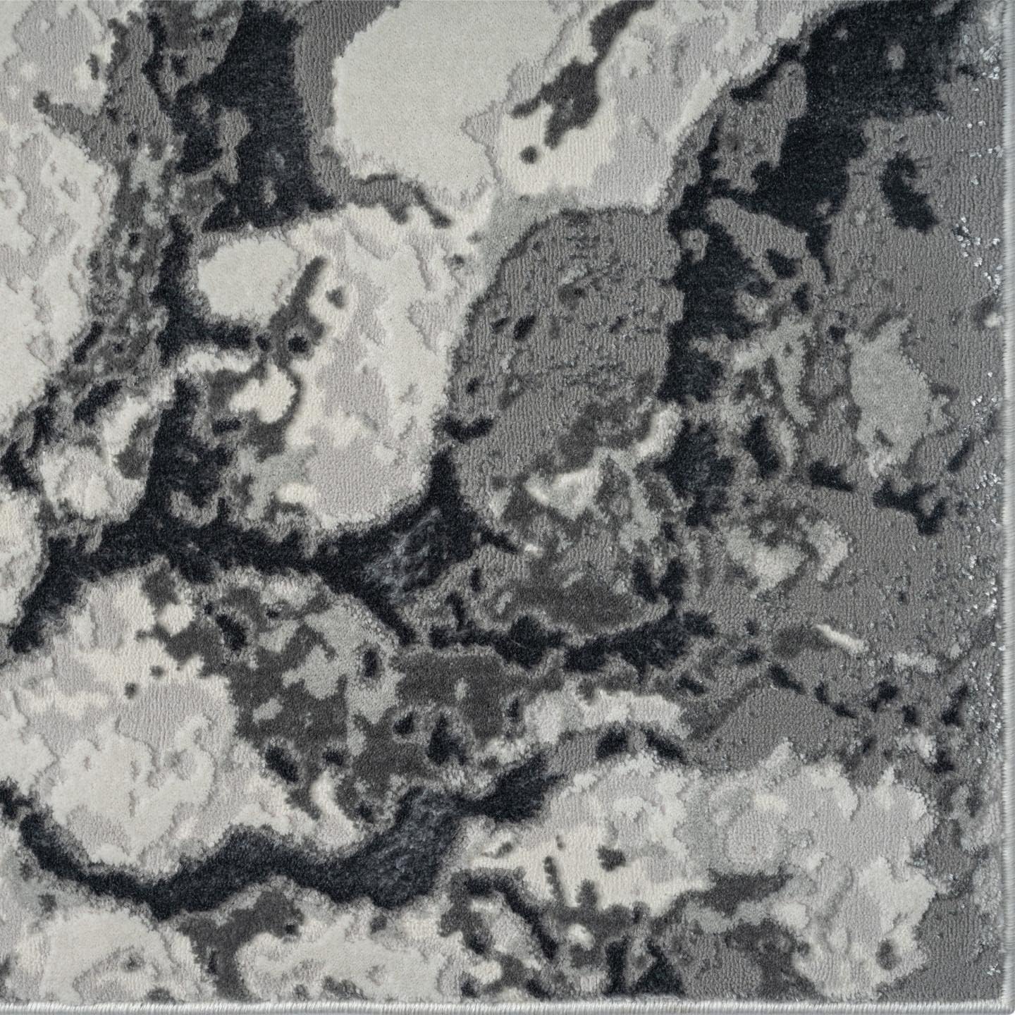 LUXE WEAVERS Alfombra abstracta de mármol gris 2X3