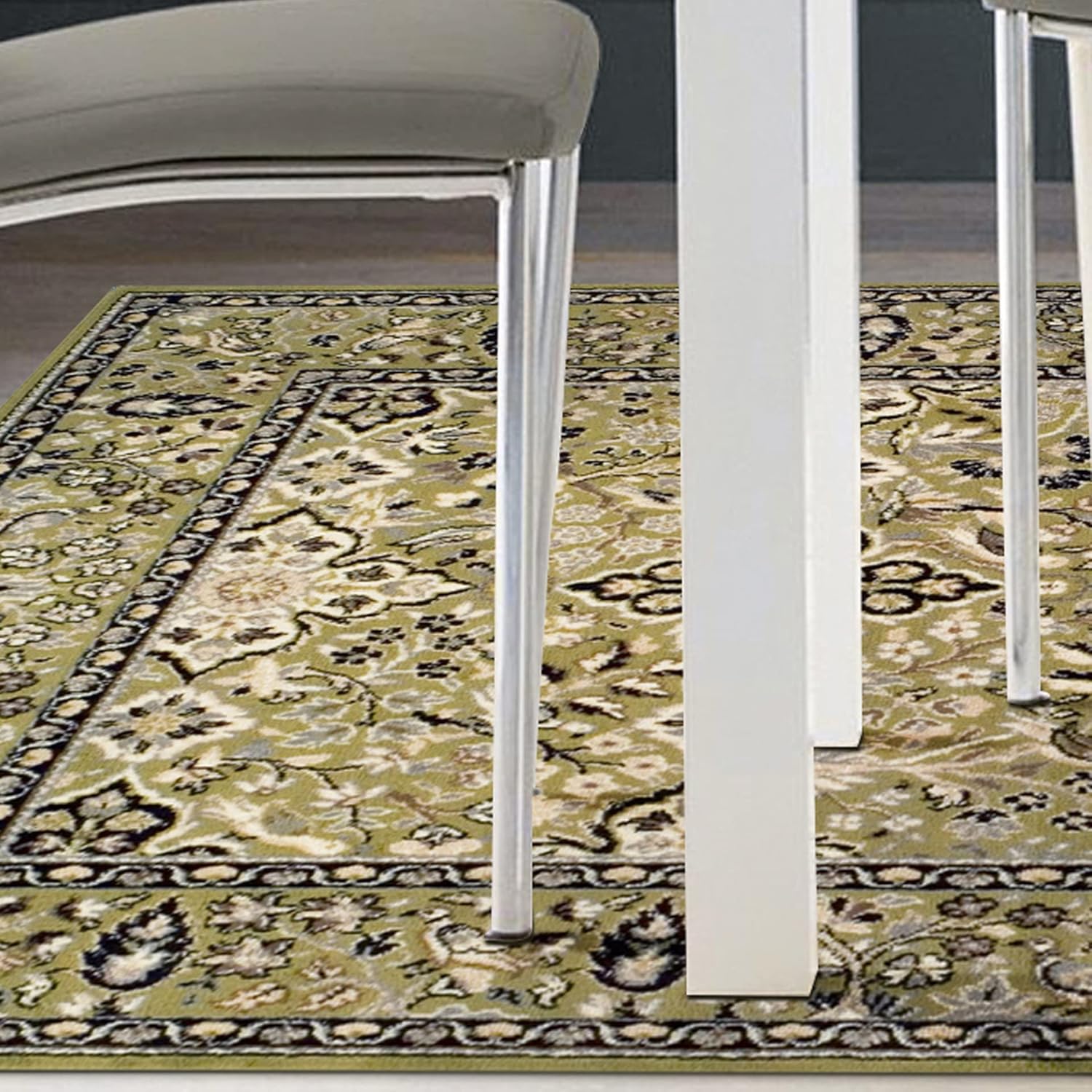 SUPERIOR Alfombra de área para interiores, respaldo de yute, perfecta para entrada, oficina, salóncomedor, dormitorio, cocina, suelo de madera,