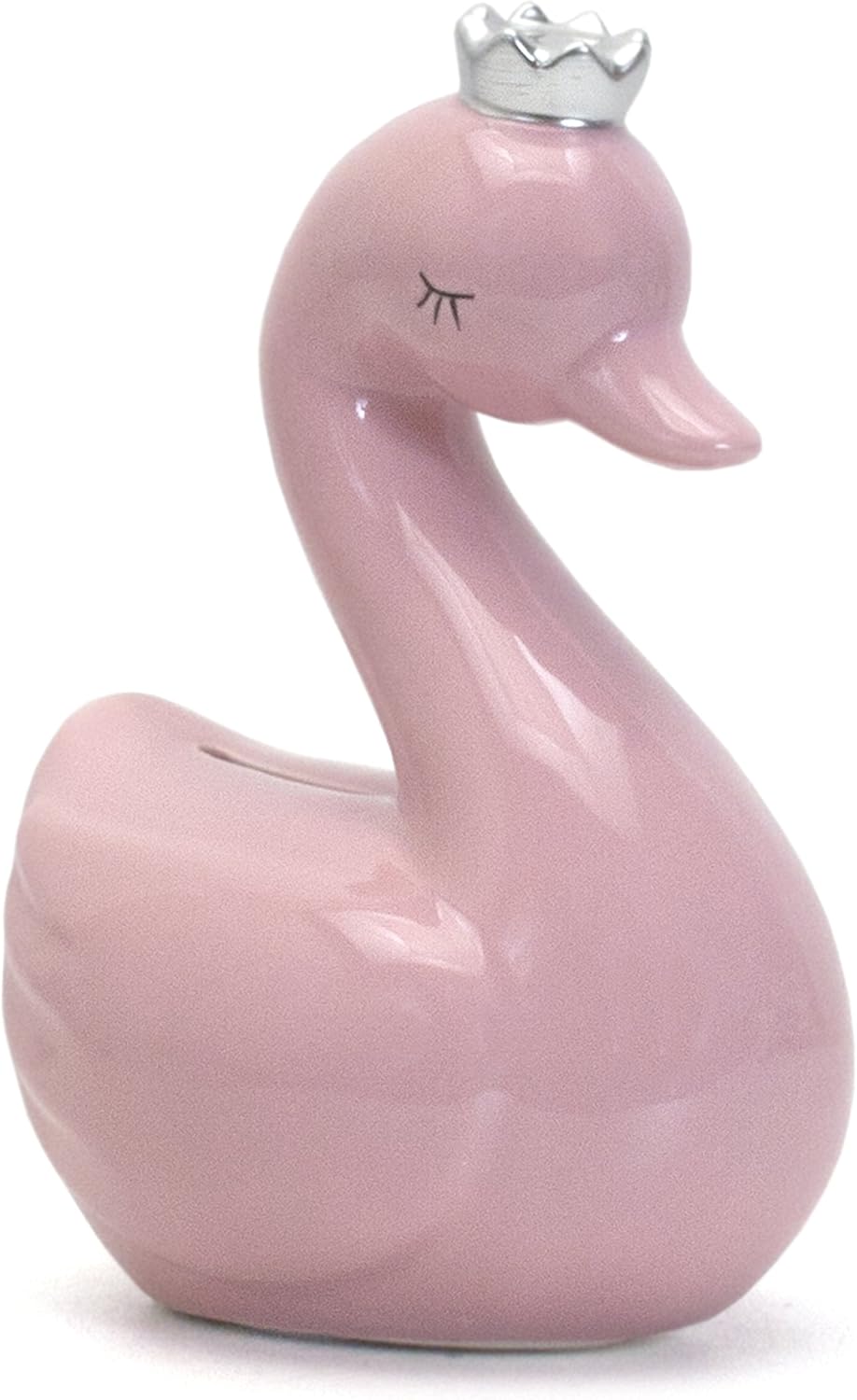 Child to Cherish Hucha de cisne de cerámica (rosa)
