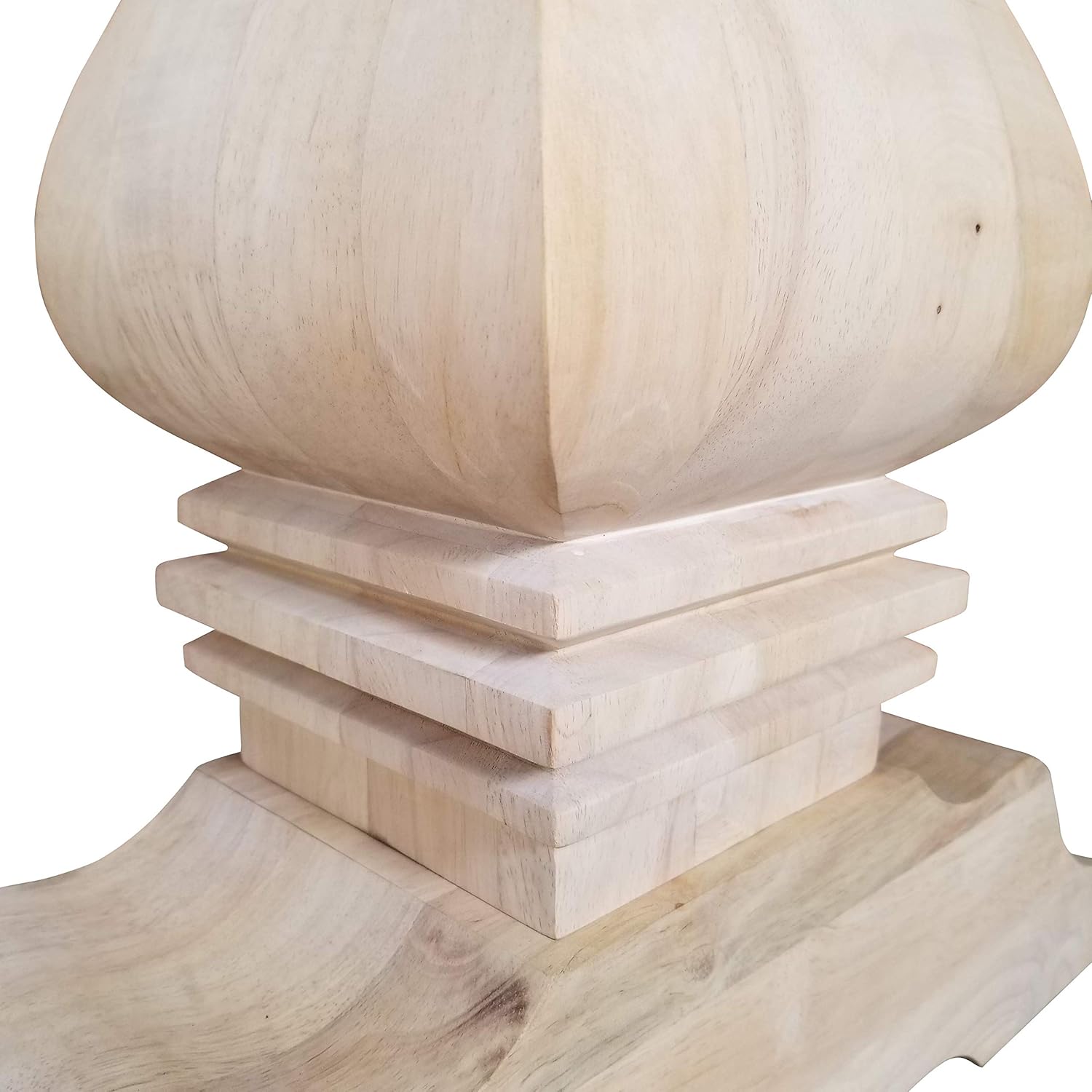 DESIGN 59 Base de mesa de caballete – Pedestal de madera dura individual (P01)