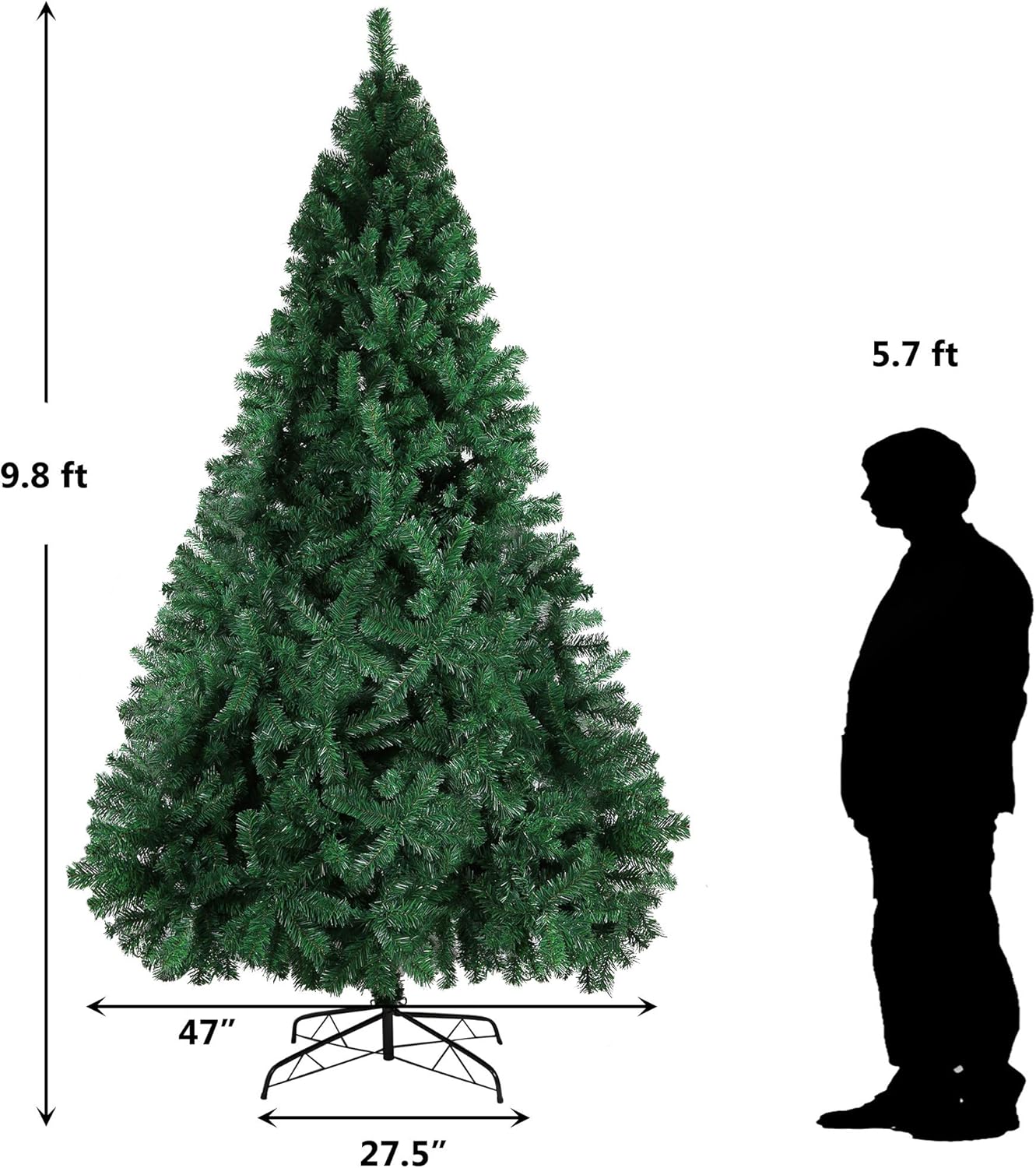 LUCKYERMORE – Árbol de Navidad artificial
