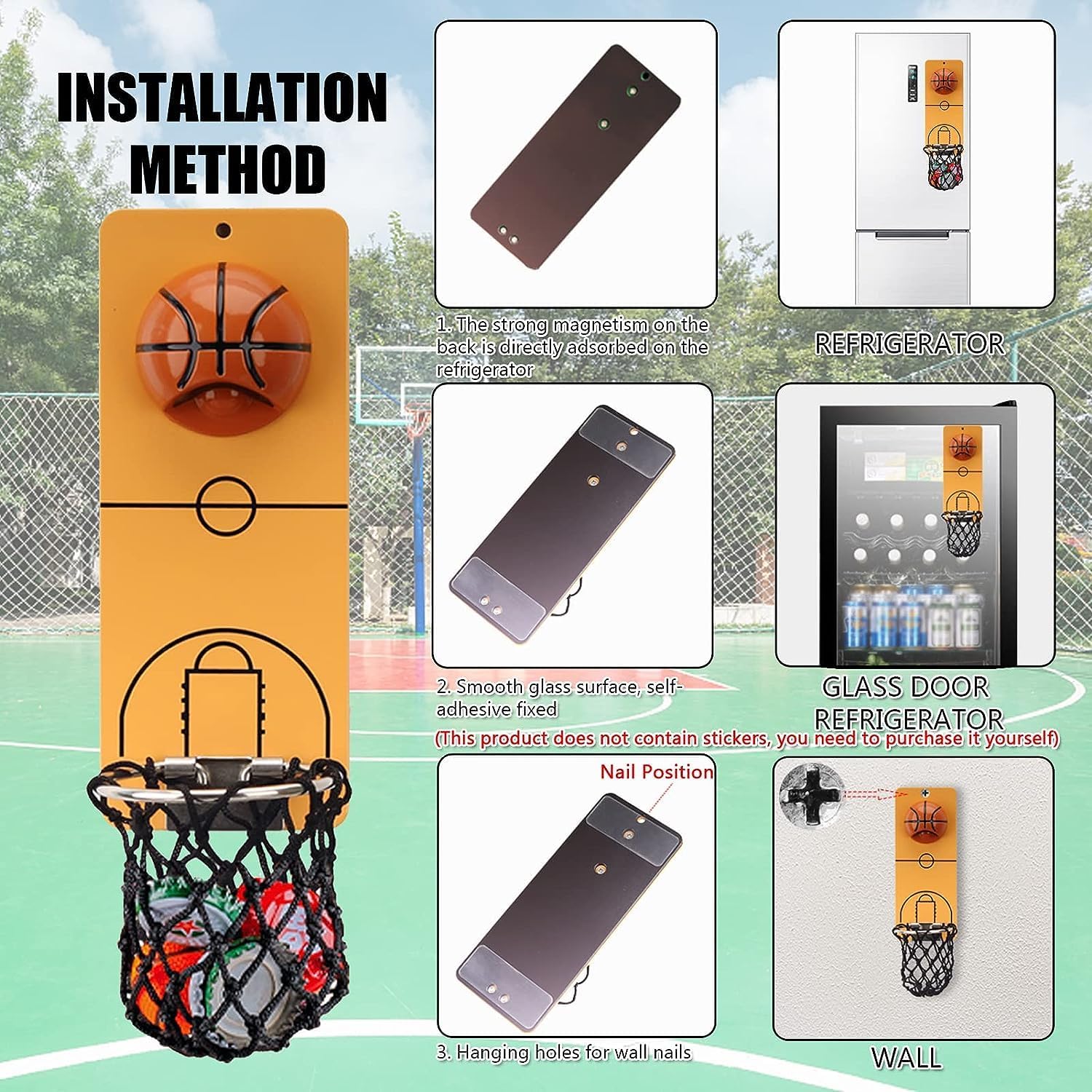 Abrebotellas magnético con receptor, abridor de botellas de cerveza de metal para montaje en pared de fútbol, ideas de regalo de cerveza novedosas