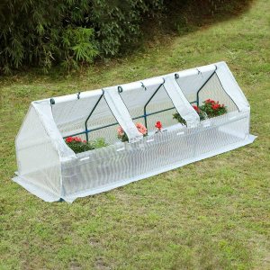 YOLENY Mini invernadero de 95 pulgadas de ancho x 32 pulgadas de profundidad x 32 pulgadas de alto, casas verdes portátiles para exteriores de YOLENY Mini invernadero de 95 pulgadas de ancho x 32 pulgadas de profundidad x 32 pulgadas de alto, casas verdes portátiles para exteriores de
