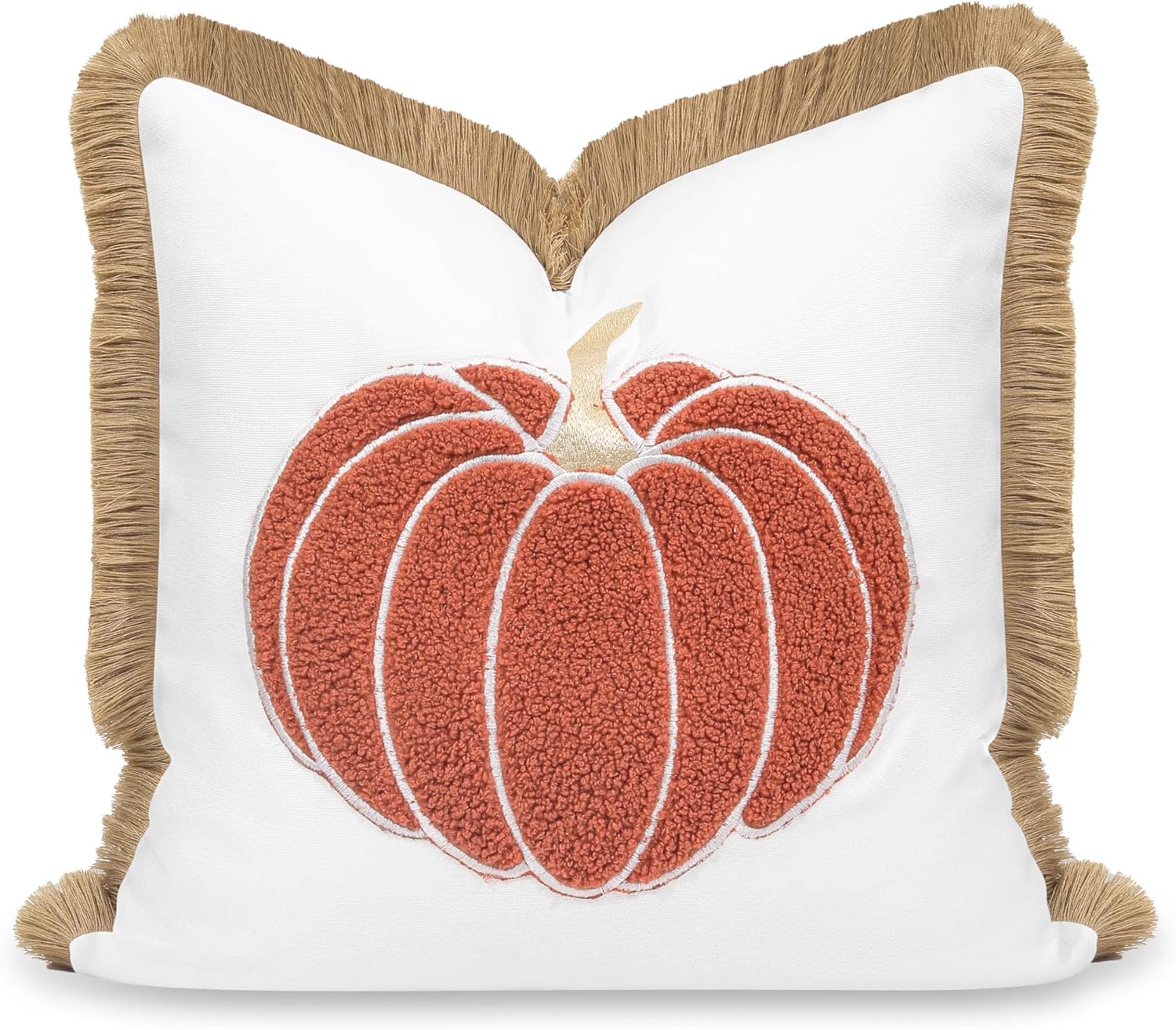 Hofdeco Premium Funda de almohada otoñal para patio interior y exterior, 20 x 20 pulgadas, repelente al agua para patio trasero, sofá, calabaza
