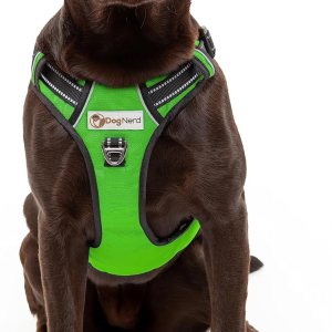 DogNerd Chalecoarnés de cobertura completa ajustable de alta calidad para perros grandes (50-90 libras) – Clips de metal, mango acolchado, 2 clips DogNerd Chalecoarnés de cobertura completa ajustable de alta calidad para perros grandes (50-90 libras) – Clips de metal, mango acolchado, 2 clips