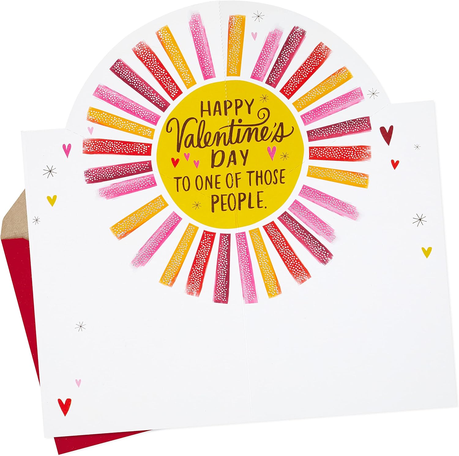 Hallmark Tarjeta desplegable para el día de San Valentín (Make the World Brighter)