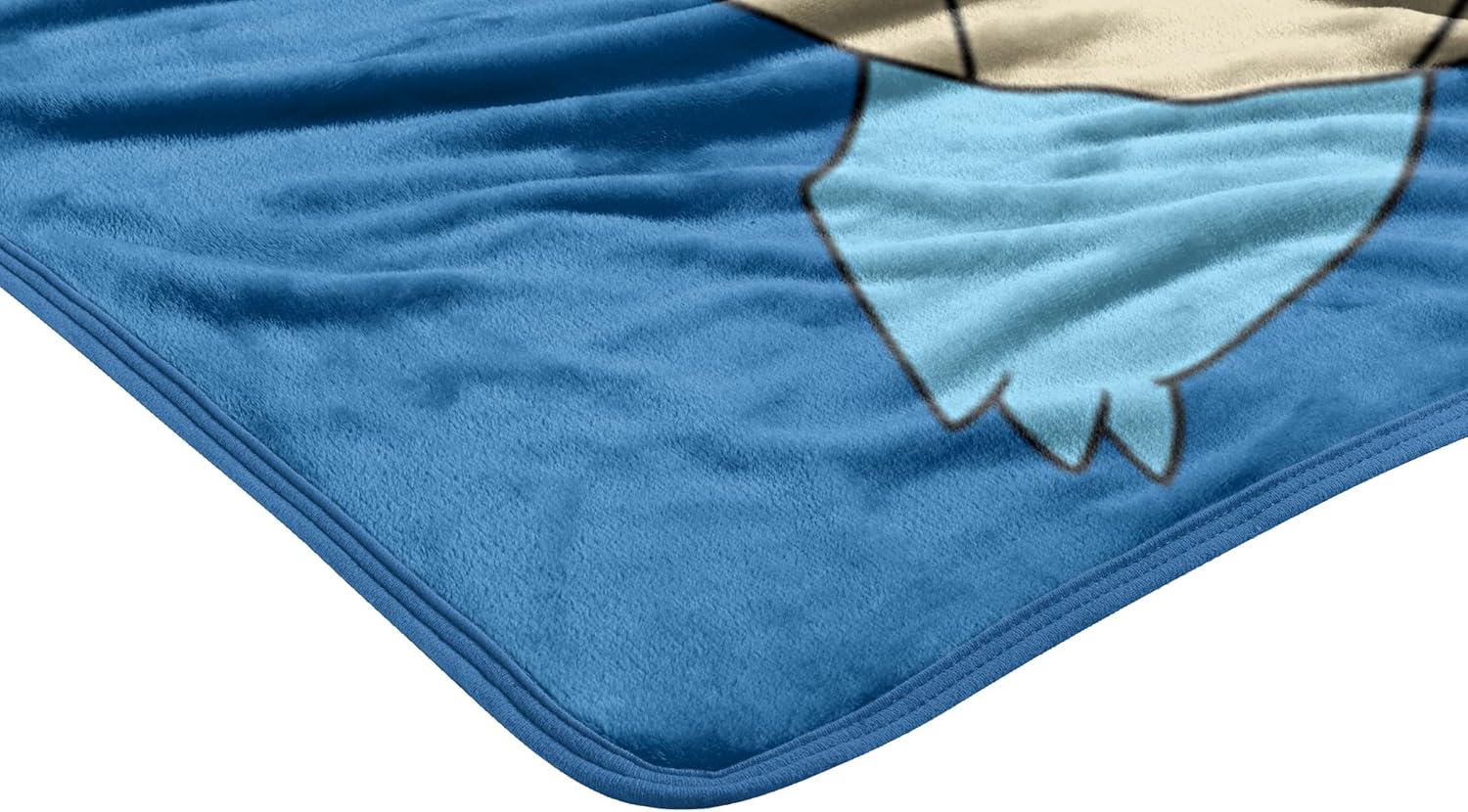 Pokemon Pikachu – Manta de forro polar de felpa  Pikachu Charmander Bulbasaur Pokeball manta (grupo azul)