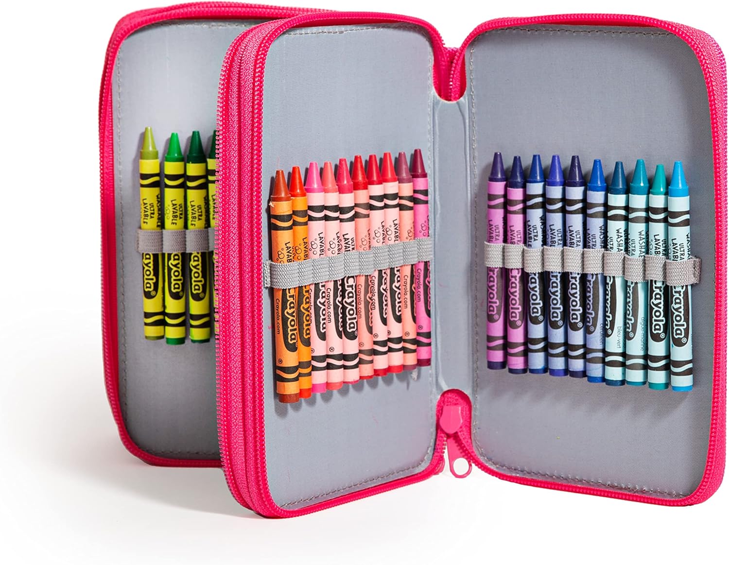 Upper Midland Products Estuche de crayón soporte para crayones de calidad, organizador de crayones, almacenamiento de crayones, clasificador de