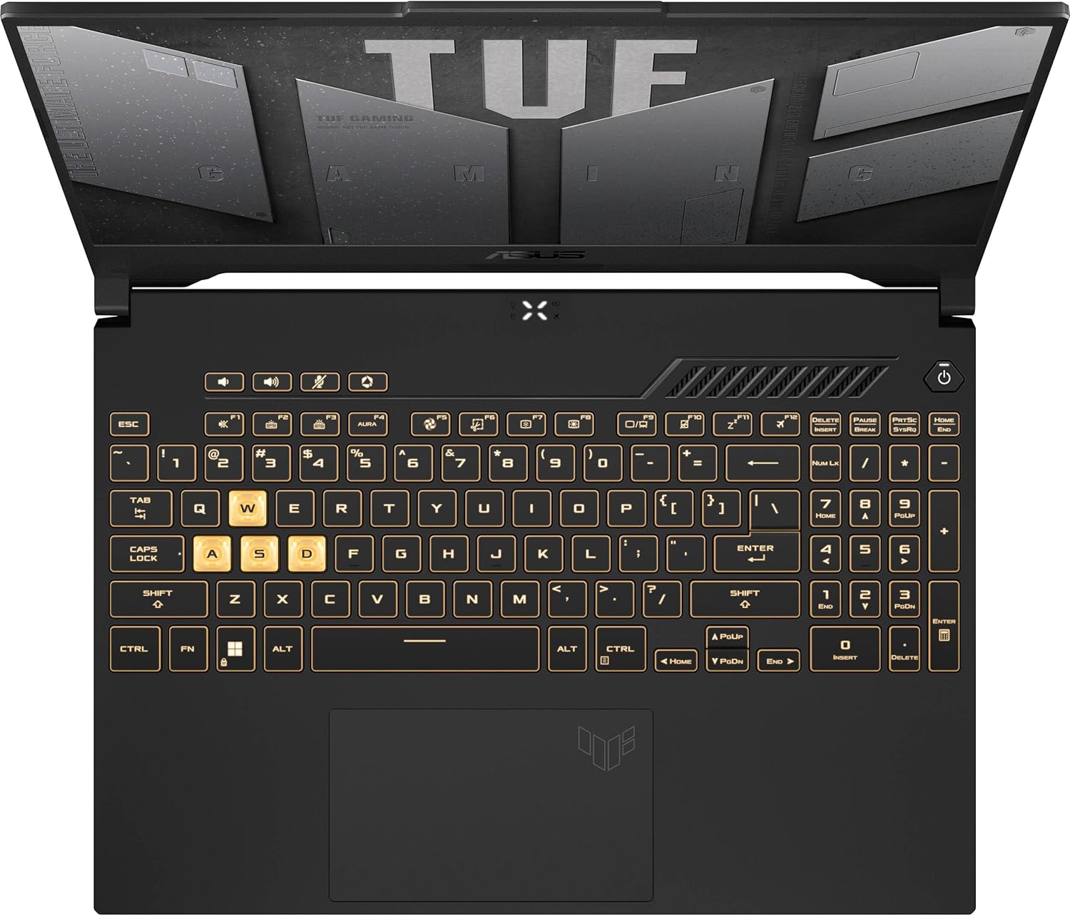 ASUS TUF Gaming F15 Laptop para juegos (Intel i5-13500H de 12 núcleos, 32 GB de RAM, 2 x 512 GB PCIe SSD RAID 1 (512 GB), GeForce RTX 4050, 15.6