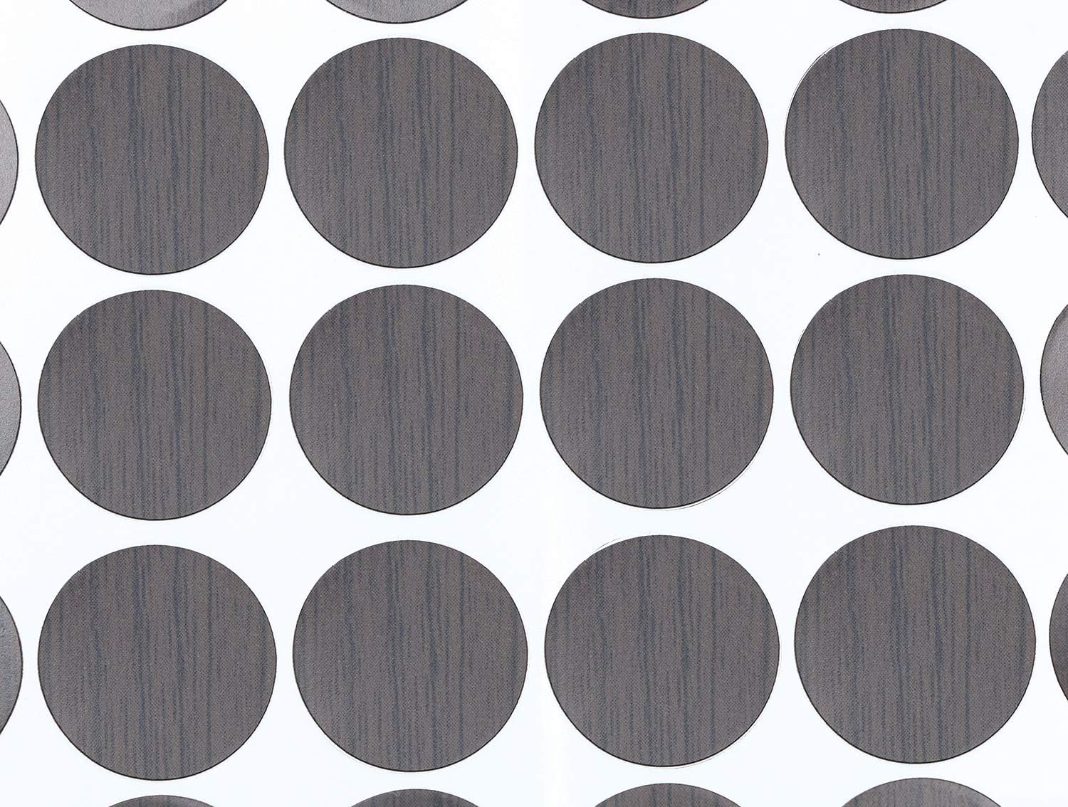 1 hoja54 piezas de accesorios de muebles de madera de 0.787 pulgadas (0.787 in), material de PVC, decoración de muebles de gabinete, tapas de rosca,