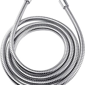 BRIGHT SHOWERS Manguera de ducha para cabezales de ducha de mano, manguera de ducha de mano extra larga de acero inoxidable de 96 pulgadas, pieza de BRIGHT SHOWERS Manguera de ducha para cabezales de ducha de mano, manguera de ducha de mano extra larga de acero inoxidable de 96 pulgadas, pieza de