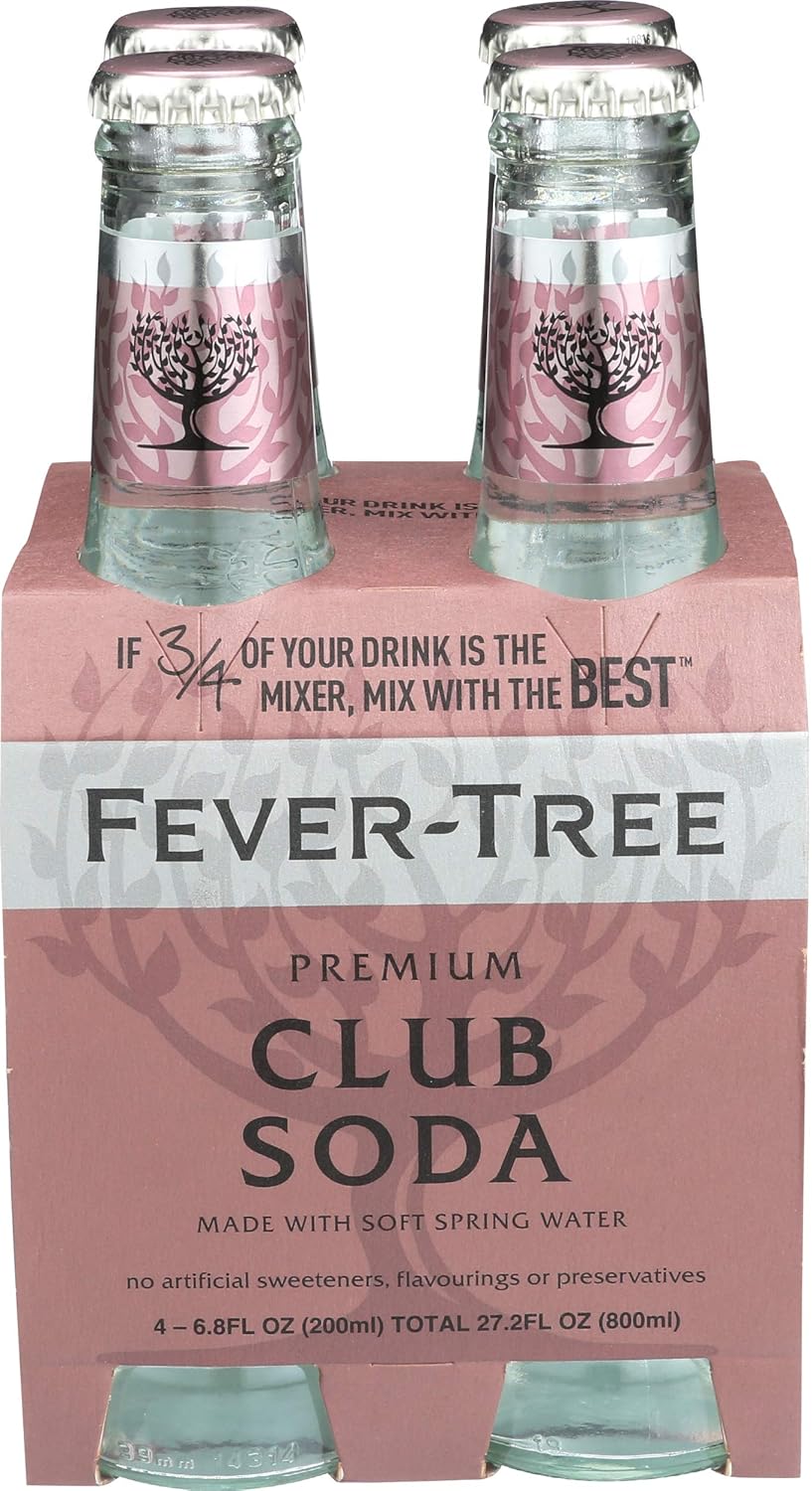 Fever-Tree Club Soda, paquete de 4