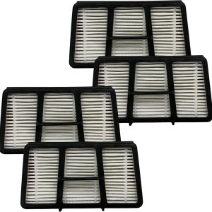 Think Crucial Filtro de vacío húmedo y seco de repuesto para Vacmaster # de pieza VFHF, compatible con el modelo VF408, paquete de 4 Think Crucial Filtro de vacío húmedo y seco de repuesto para Vacmaster # de pieza VFHF, compatible con el modelo VF408, paquete de 4