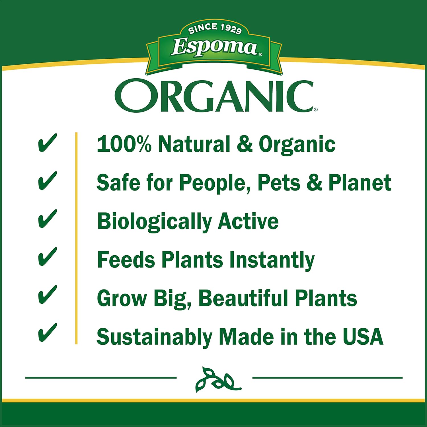 Espoma Organic Orchid! Alimento concentrado para plantas de 8 onzas  Fertilizante vegetal y potenciador de floración para todas las orquídeas y