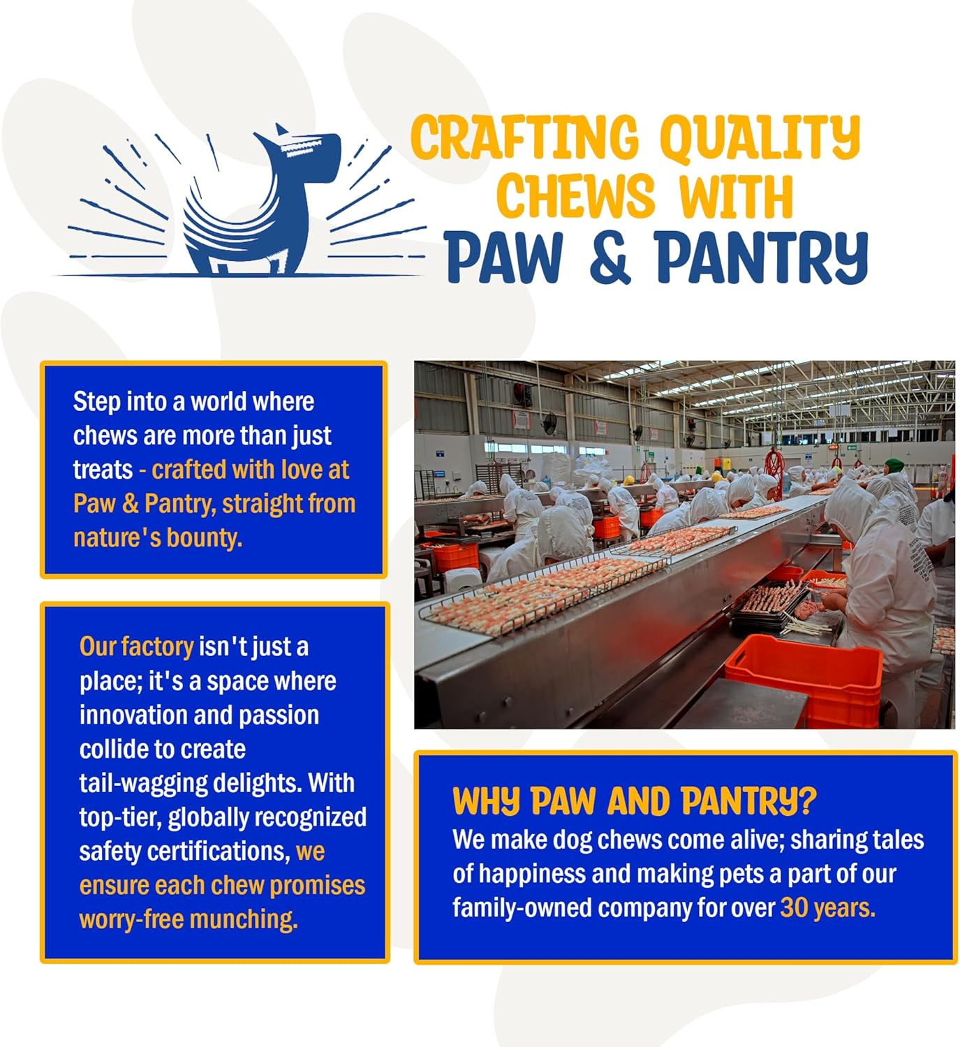 Paw & Pantry Rollos de mejillas de res totalmente naturales de 5 pulgadas para perros (paquete de 20) mejillas de res para perros, rollos de