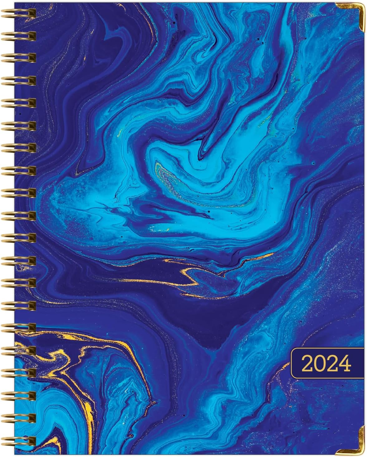 Global Printed Products, Agenda 2024 de tapa dura (noviembre de 2023 a diciembre de 2024) Agenda diaria, semanal, mensual y anual, carpeta de