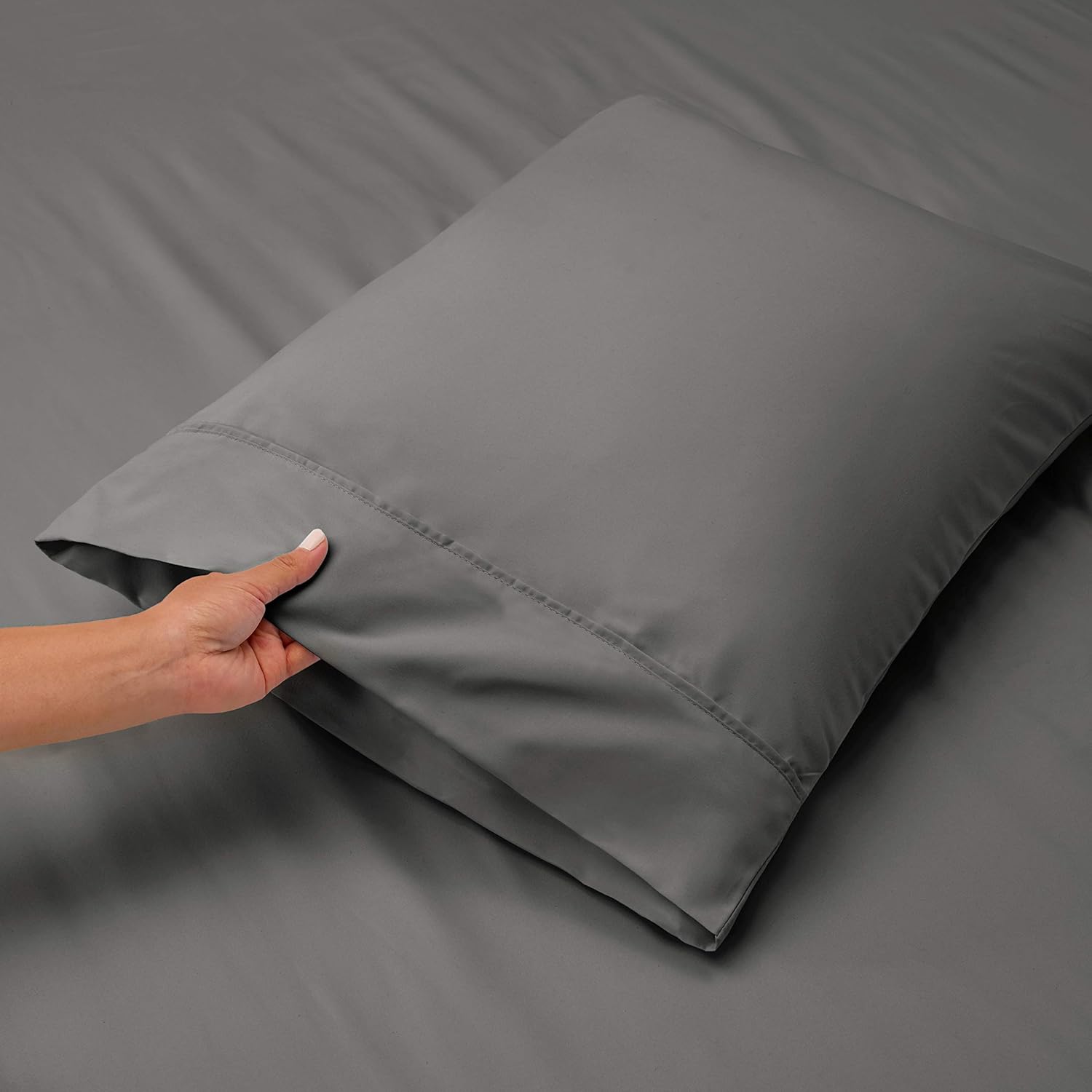 Nestl – Juego de sábanas con bolsillo extraprofundo y de microfibra suave, 4piezas, sábanas y fundas de almohada resistentes a la decoloración,