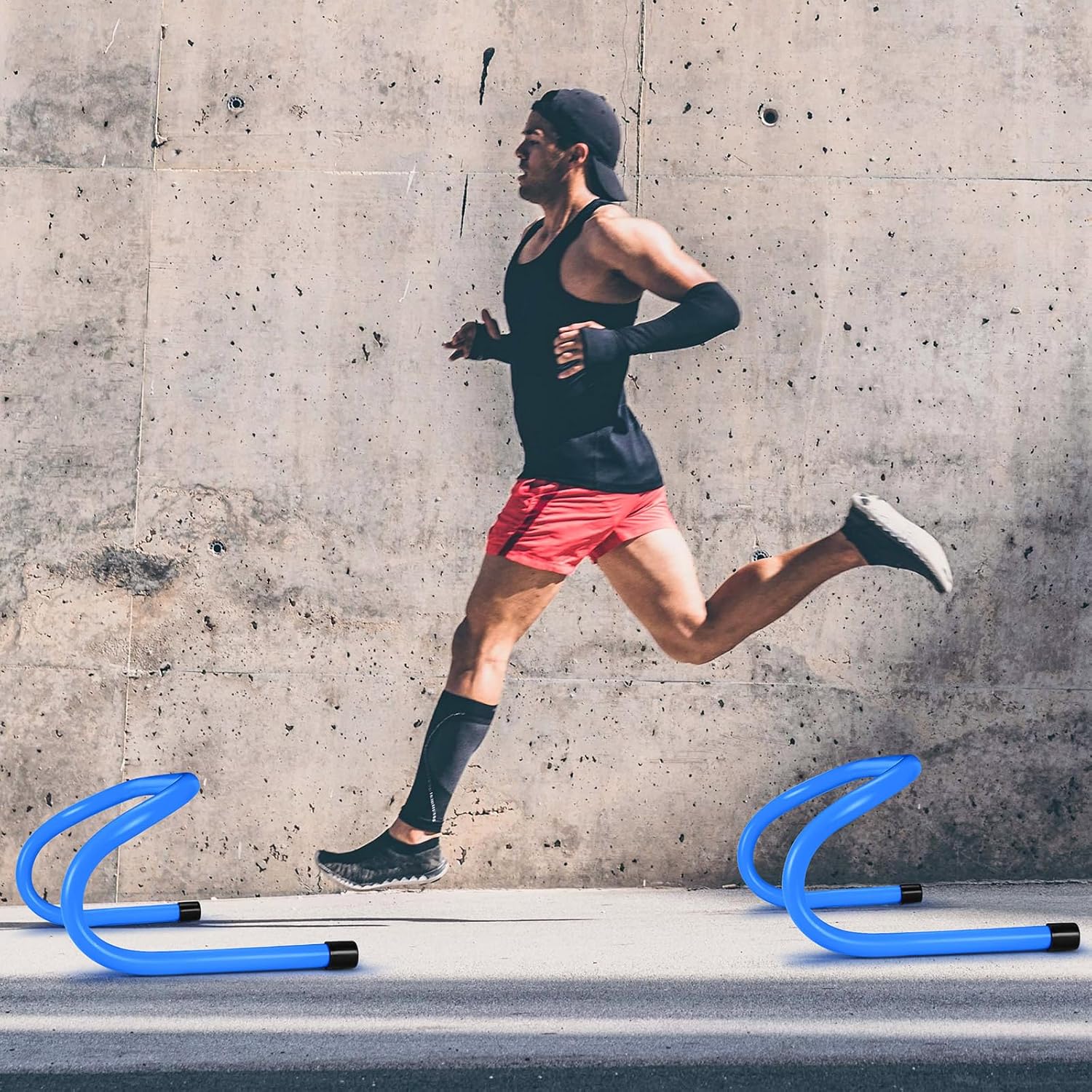 30 obstáculos de velocidad de 6 pulgadas, obstáculos de entrenamiento de agilidad, obstáculos pliométricos de práctica de agilidad para niños,