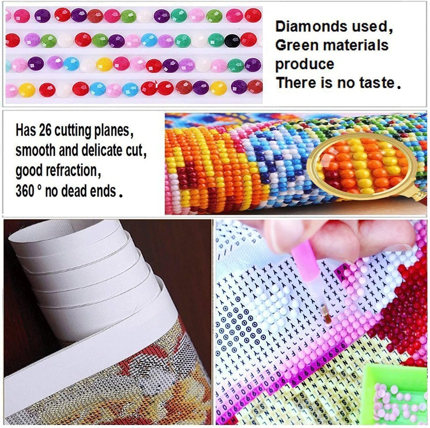 Kit de pintura de diamantes para adultos, diseño de pantera negra, diamantes de imitación 5D, bordado de punto de cruz, manualidades de