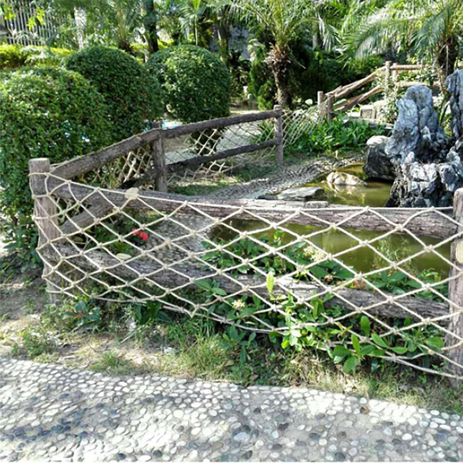 HAZEK Red decorativa de techo para jardín de infantes, Huanchuang, escalera de seguridad, para colgar ropa, rejilla de pared para fotos (tamaño