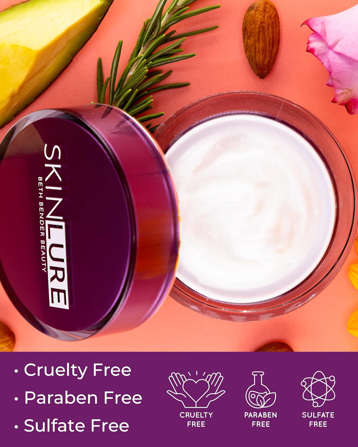 SKINLURE Hidratante facial hidratante con vitamina C y ácido hialurónico  Hidratante facial antienvejecimiento para piel sensible seca  Revive
